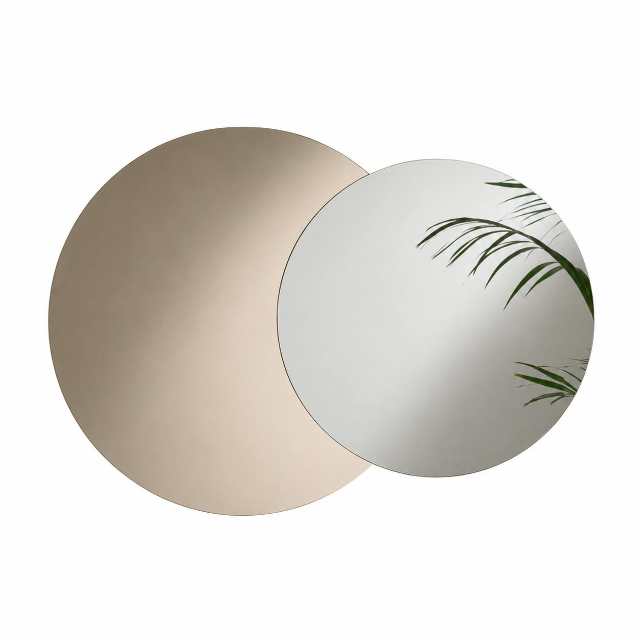Miroir double rond 140 cm MILANO