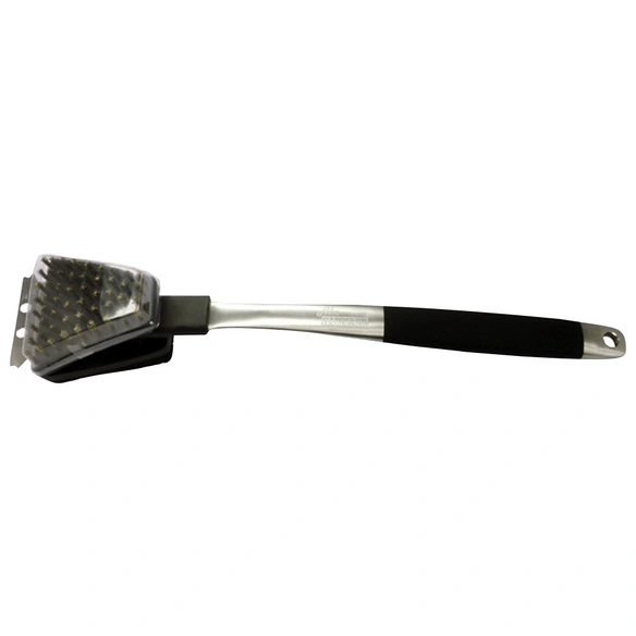 Grillbürste, Edelstahl/Kunststoff, Breite: 7,5 cm
