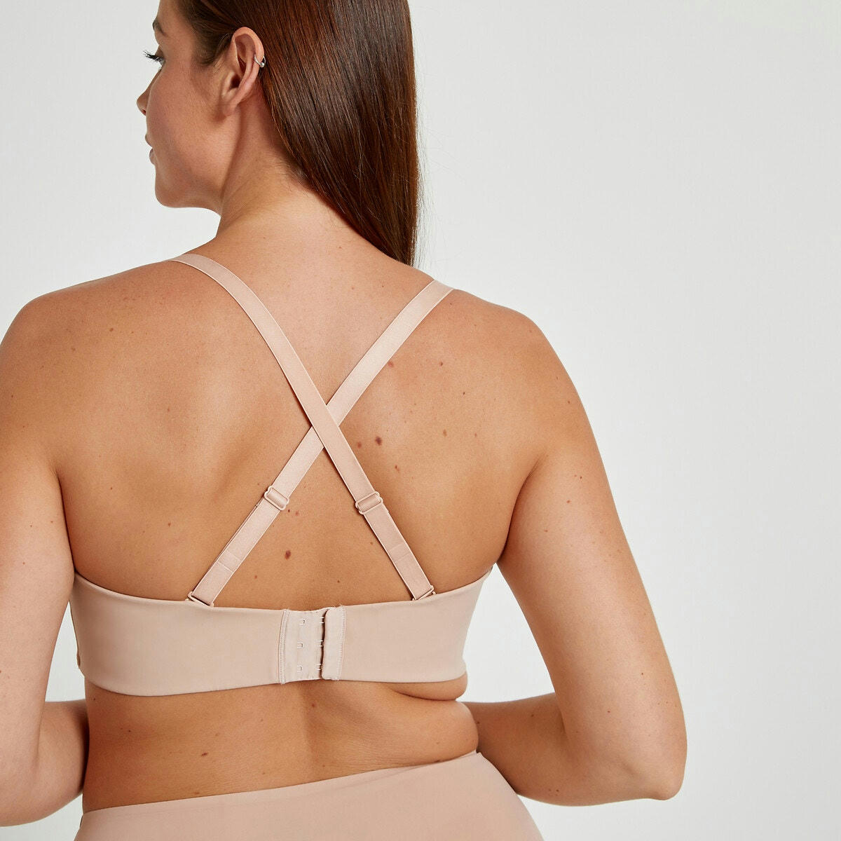 Soutien-gorge bandeau invisible en microfibre