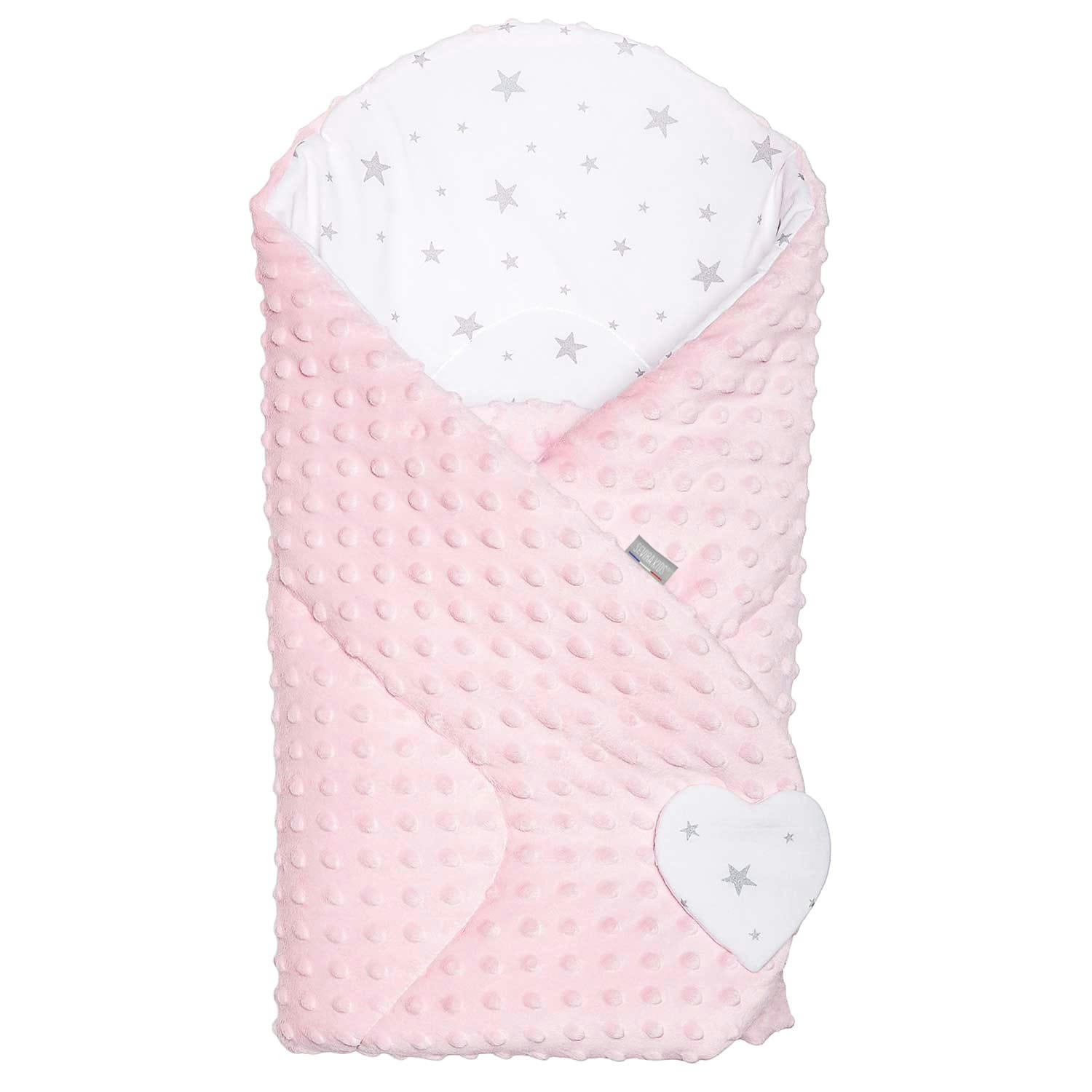 STELLA - Gigoteuse d'emmaillotage minky réversible