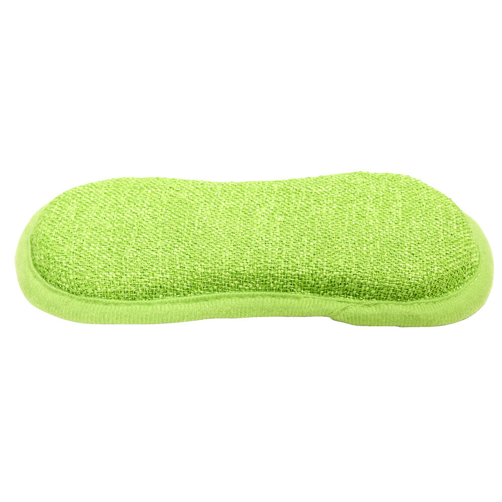 éponge de nettoyage double face verte