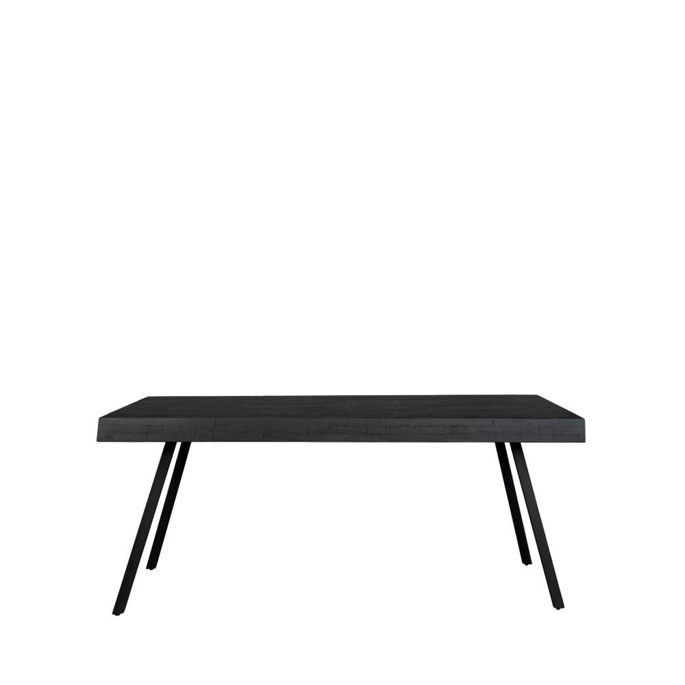 SURI - Table à manger en teck recyclé 180x90cm noir