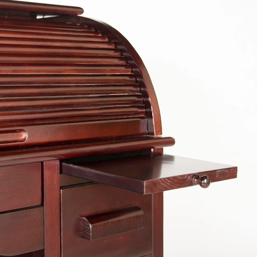 Jr Roll Espresso Top Desk