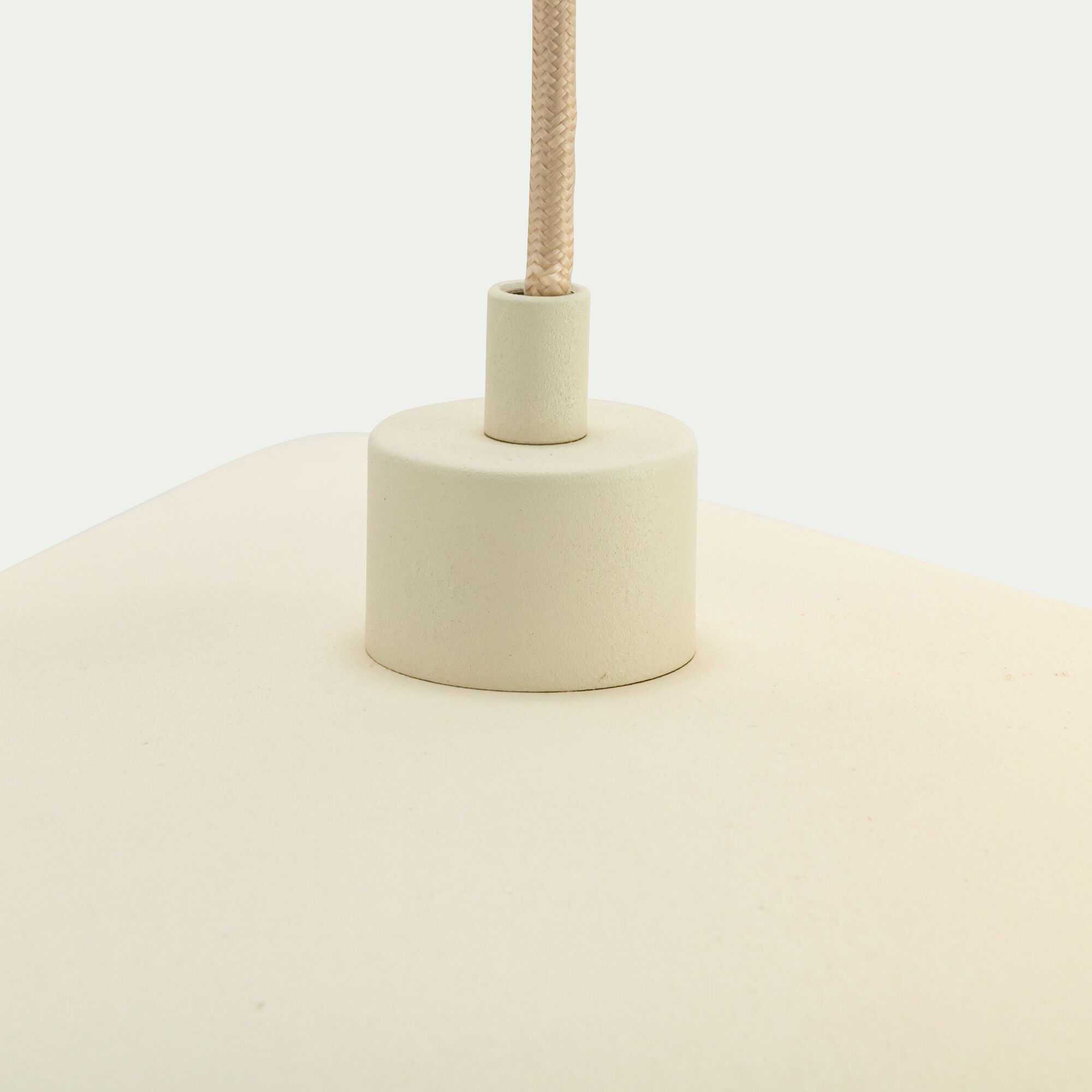 PALAVAS - Suspension électrifiée en acier - blanc