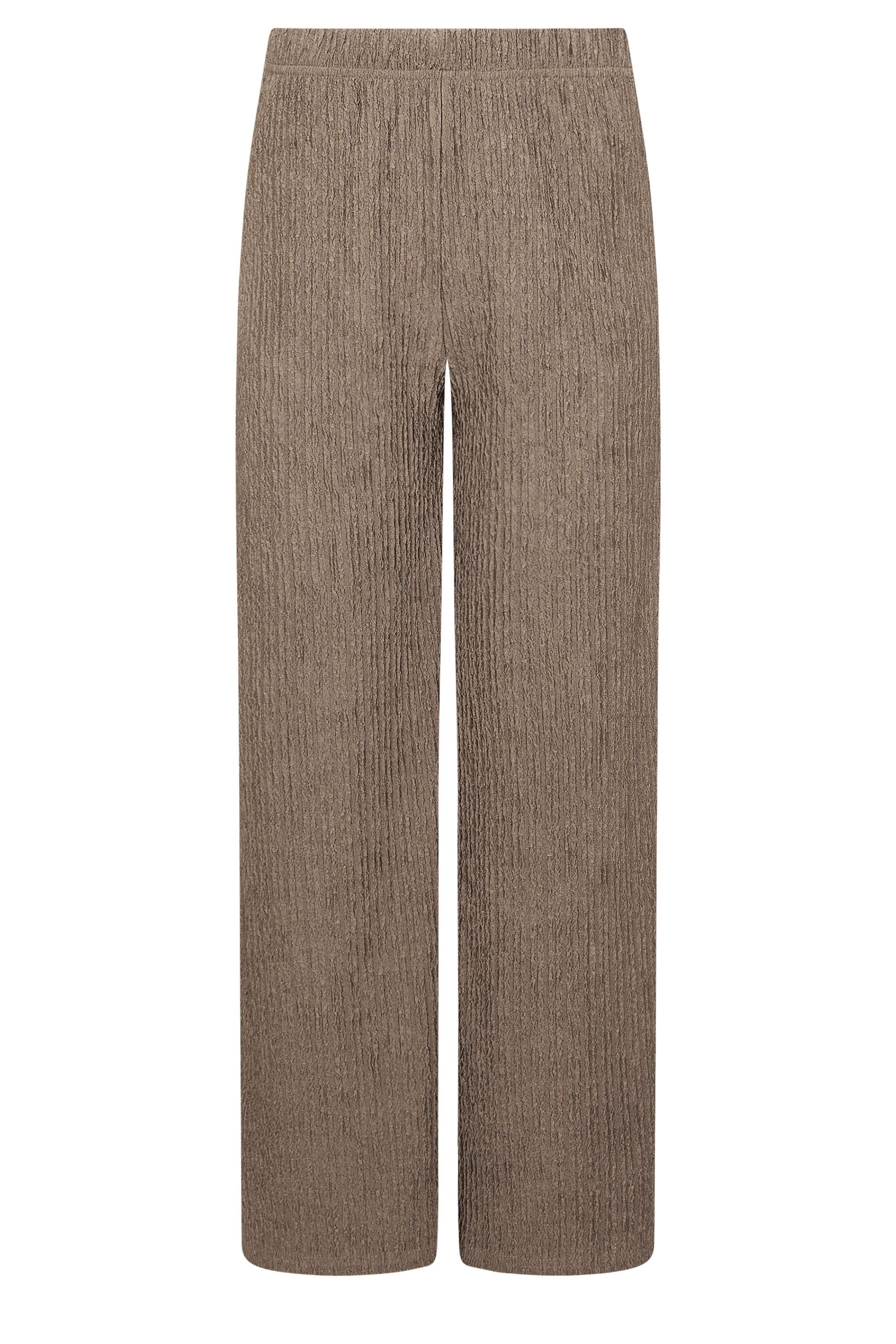 PixieGirl Petite Wide Leg Textured Trousers