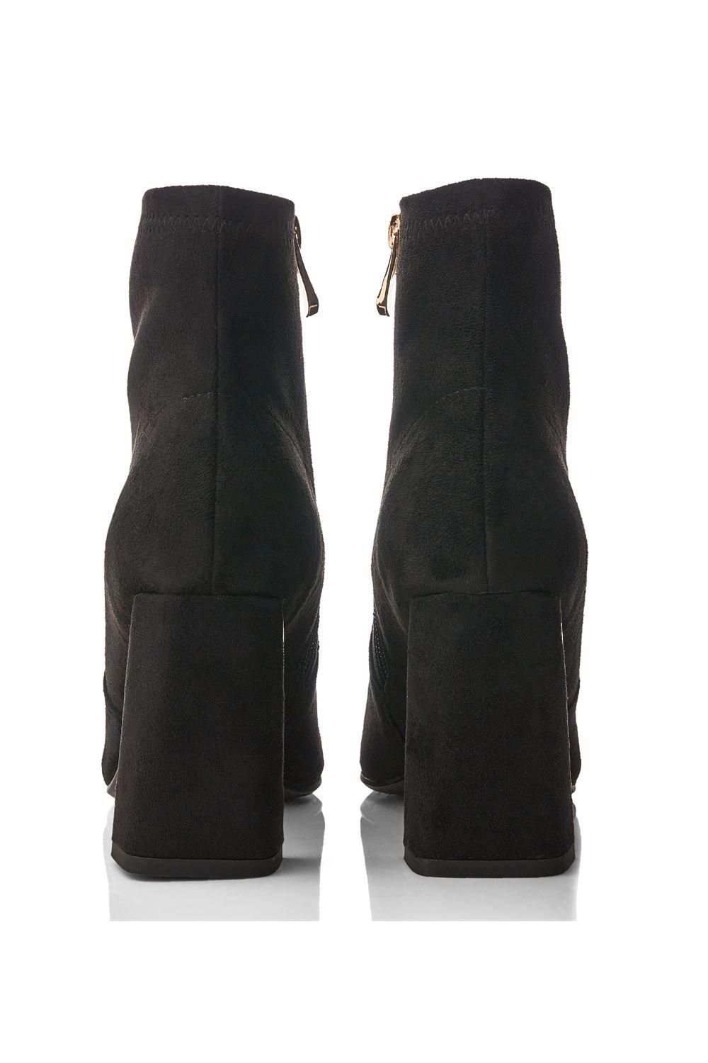 Moda In Pelle Lemmie' Alcantara Heeled Boots