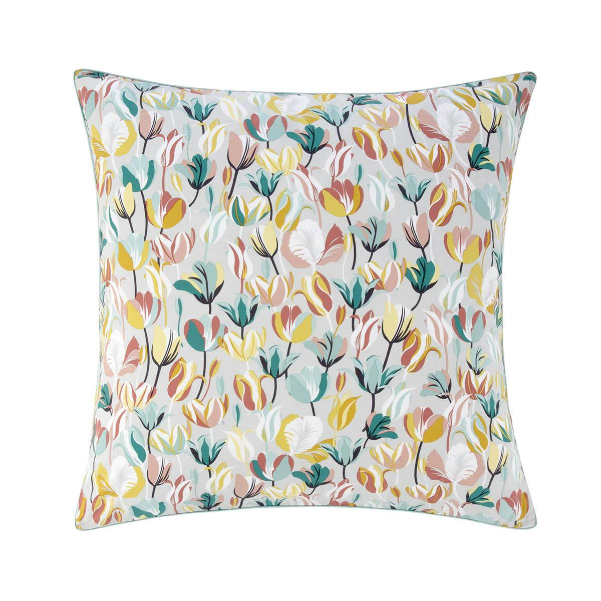 MARJA - Taie d'oreiller en percale de coton multicouleurs 65 x 65 cm