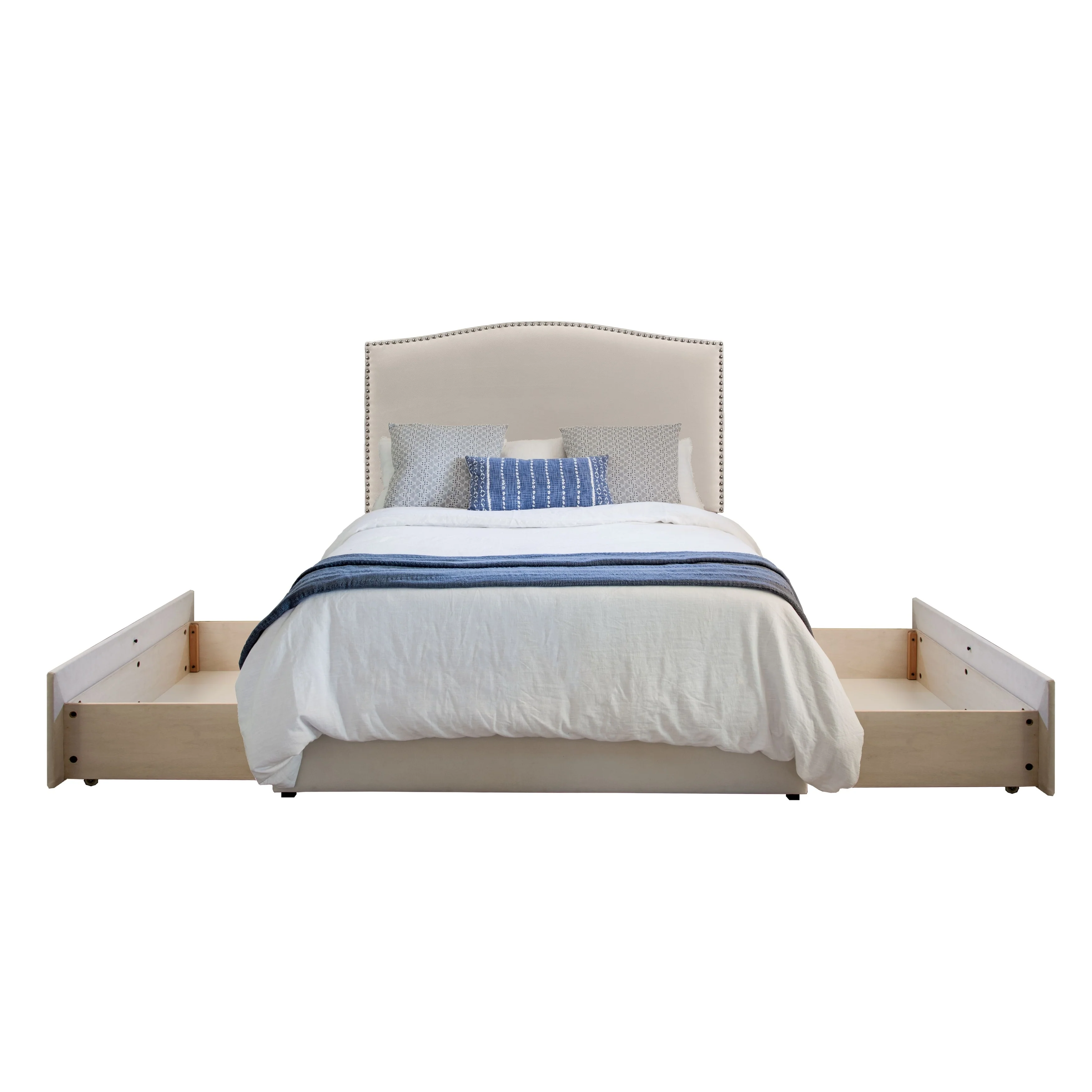Newbury Mammoth Upholstered Platform 2 Drawer Storage Bed