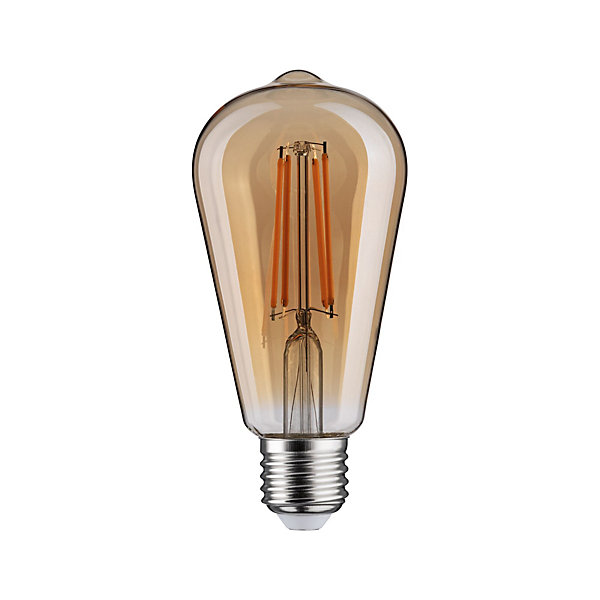 1879 Filament 230 V 3-Step-Dim Ampoules LED Rustika E27 3 Step Dim 470lm 6W 1800K gradable Doré