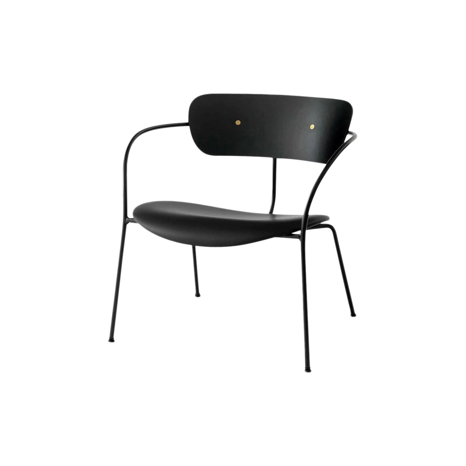Pavilion AV6 loungestol, sort/messing