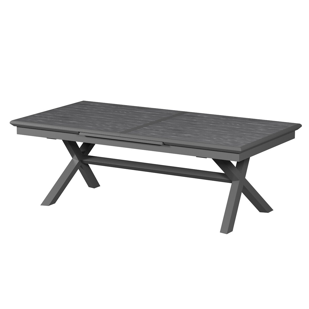 Mesa extensível AXIOME cinza ardósia 250-330cm