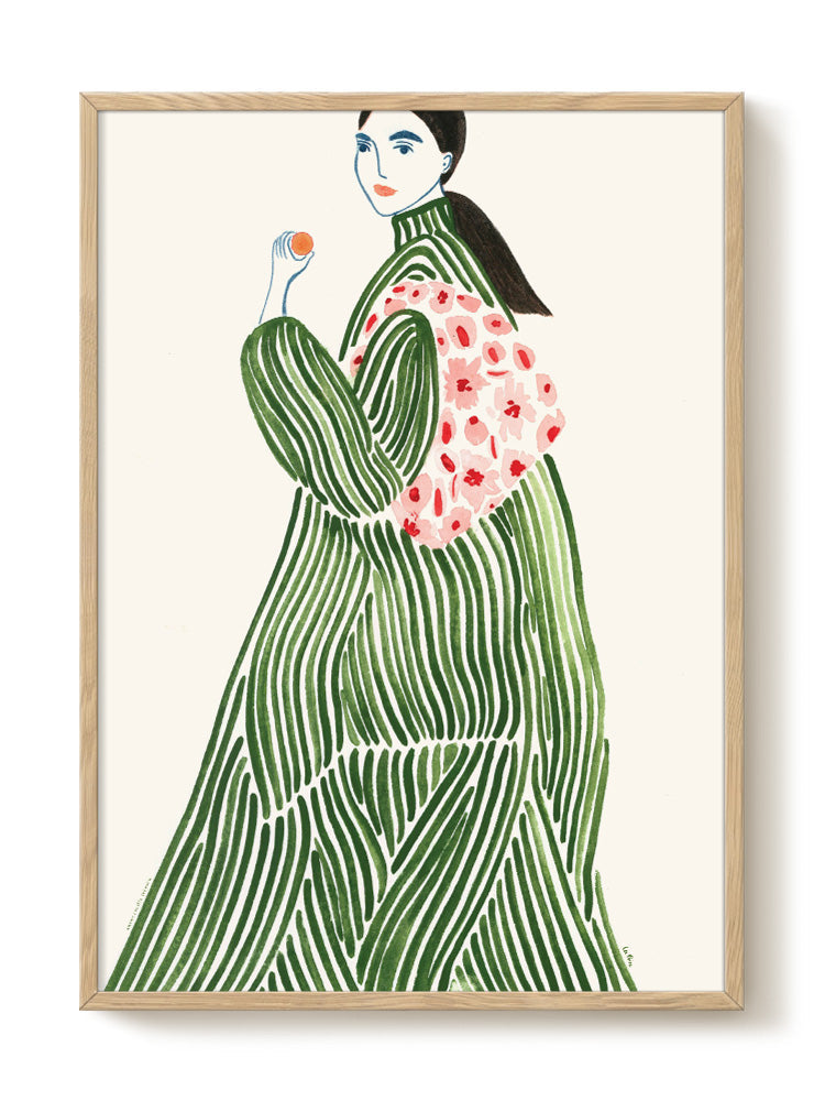 La Poire - Green Coat - PSTR studio Kunst Poster