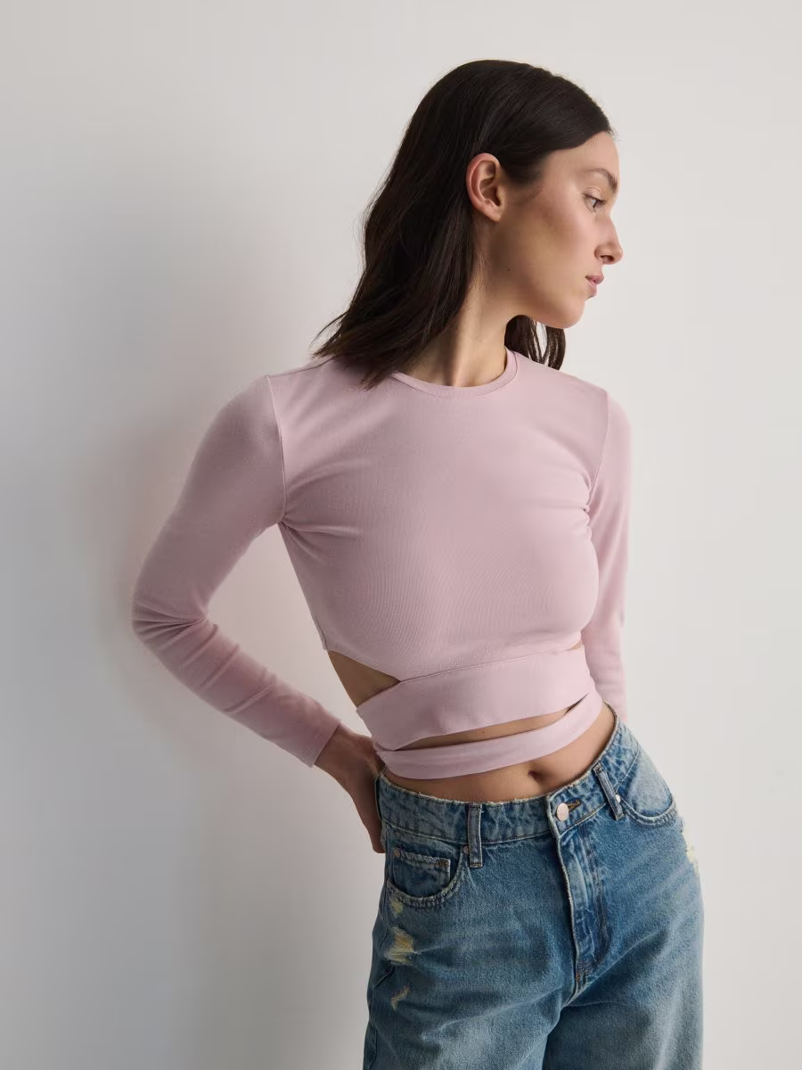 Blouse Tied At The Waist