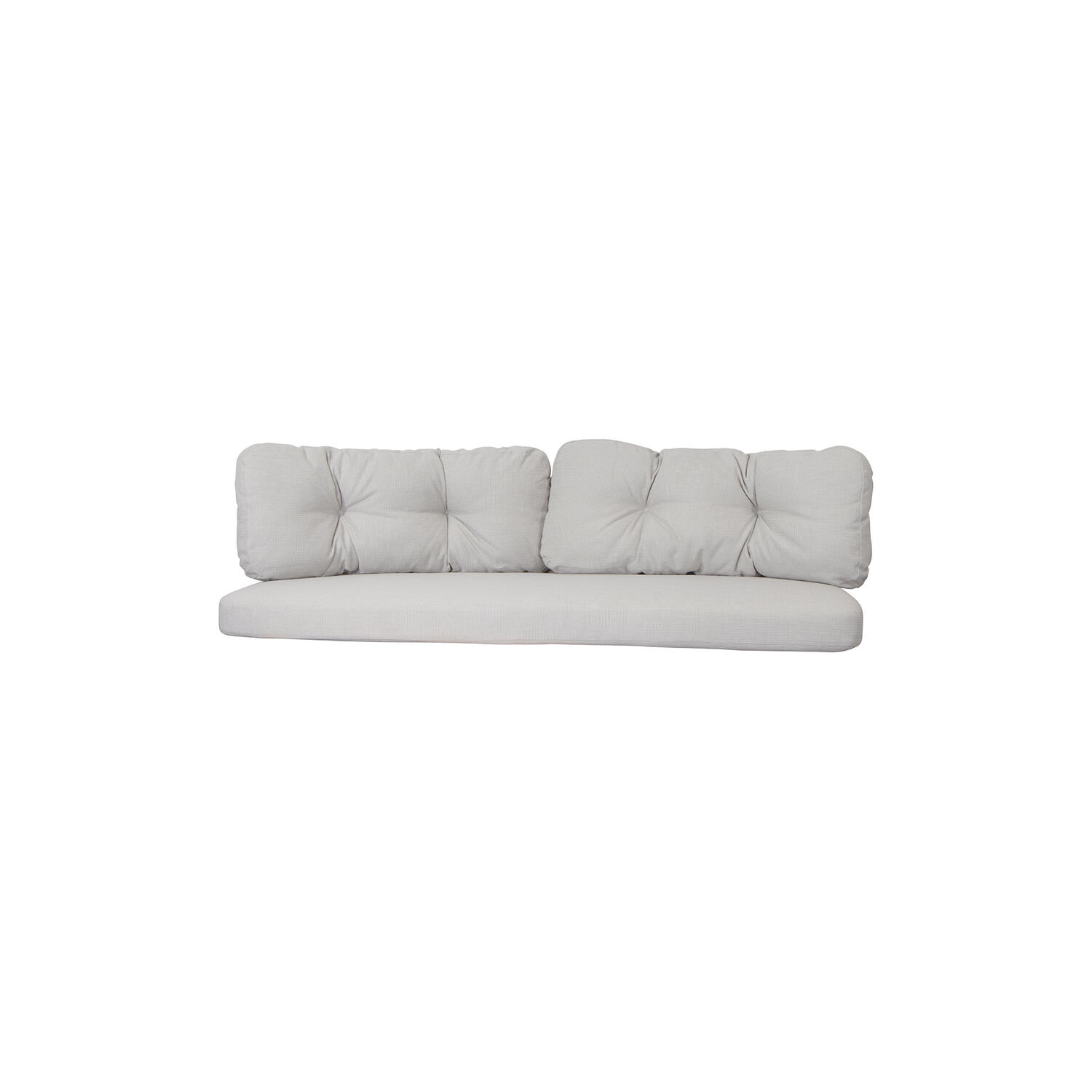 Ocean large 3-pers. sofa hyndes&aelig;t, white grey