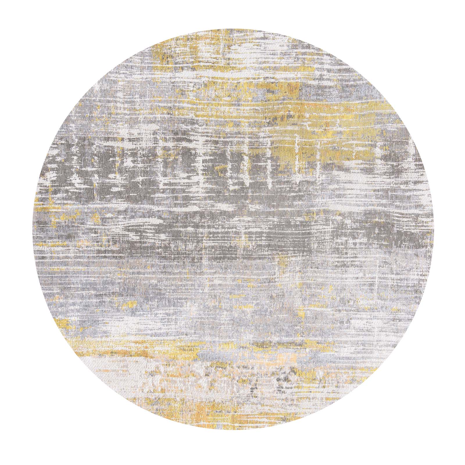 Ecorugs vloerkleed Sea Bright Sunny - geel - 140x140cm