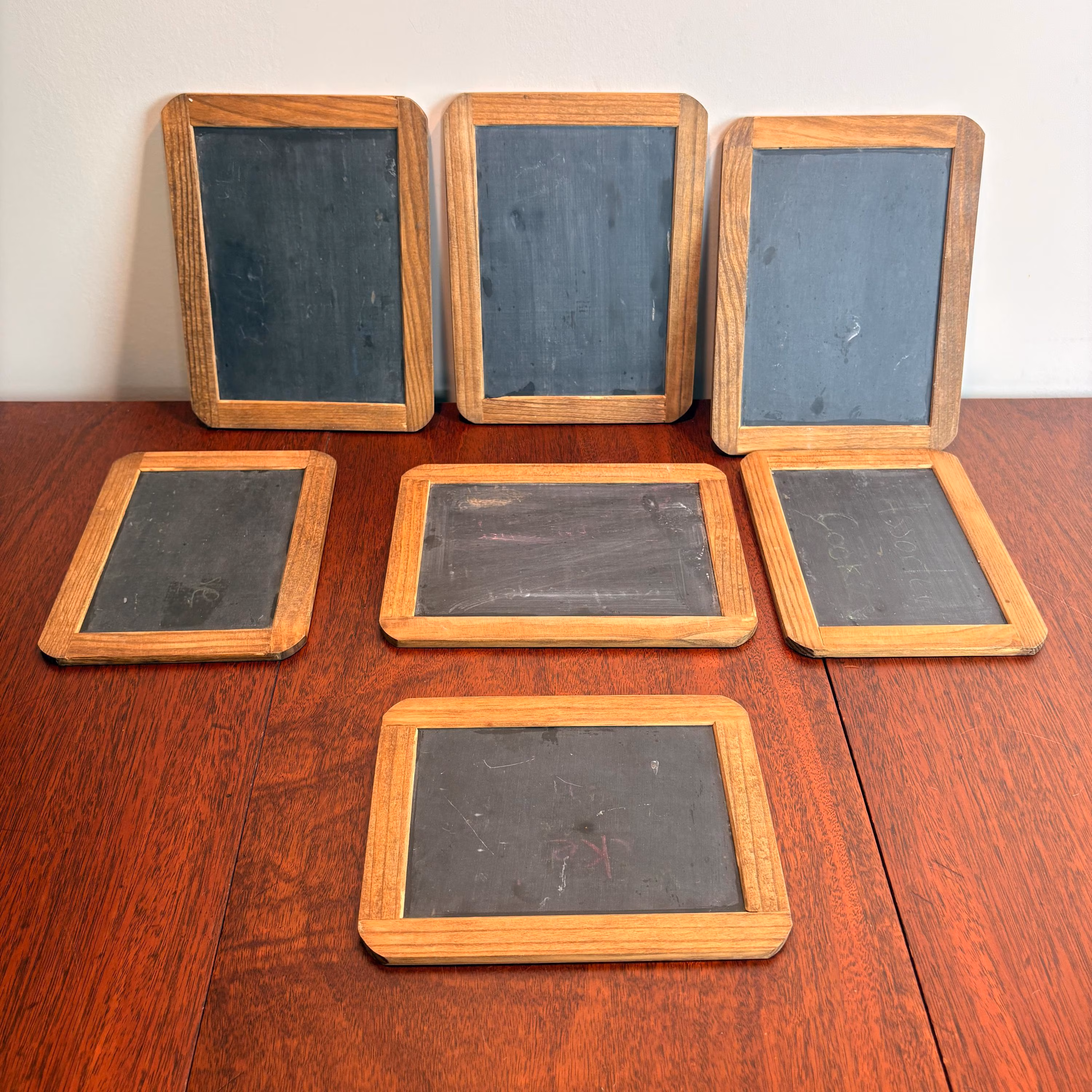 Vintage Chalk Boards - Set of seven!