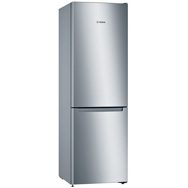 BOSCH KGN36NLEA - Réfrigérateur congélateur bas - 302L (215L   87L) - Froid NoFrost multiairflow - L 60 x H186cm - Portes inox