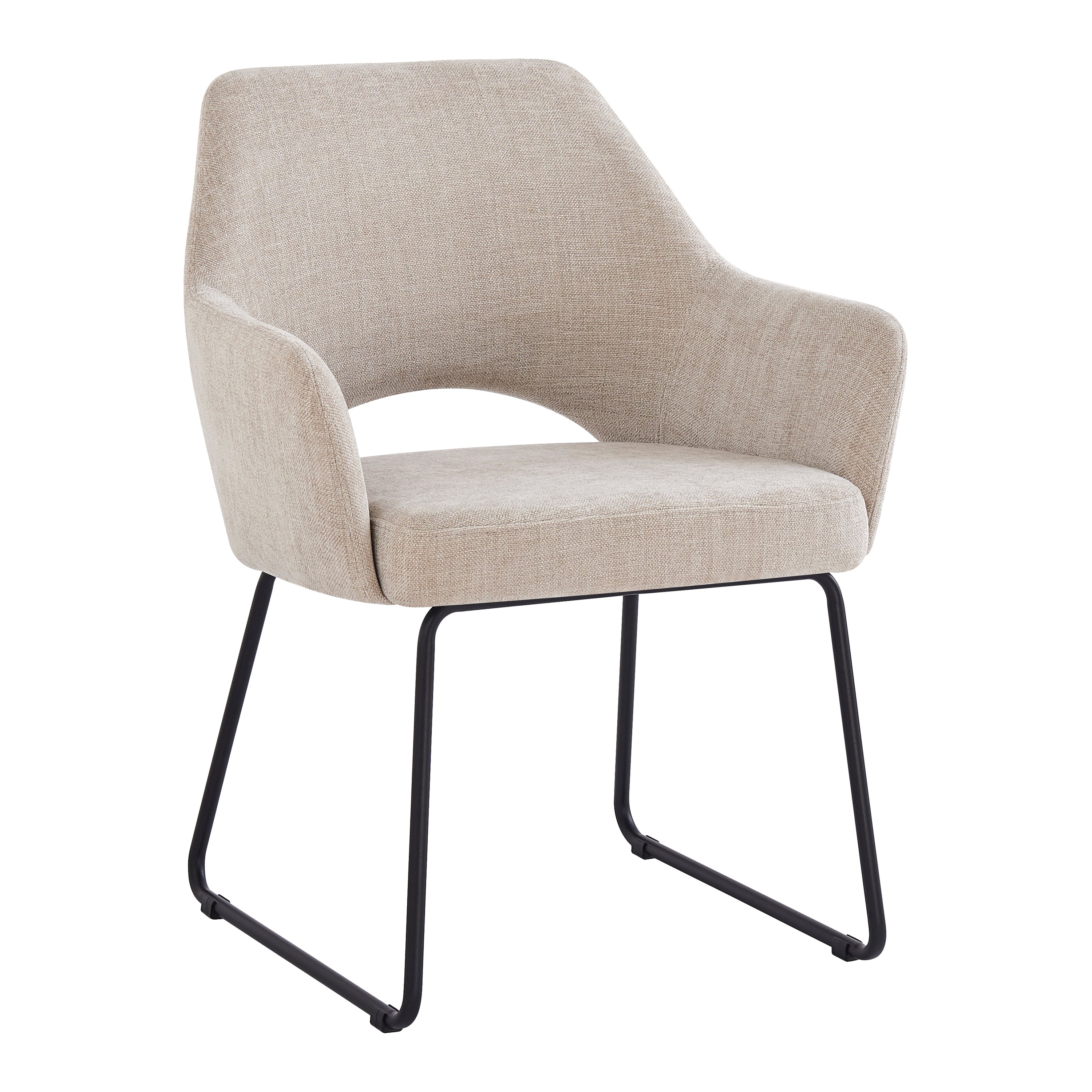 by fonQ Gap Eetkamerstoel - Beige / Zwart