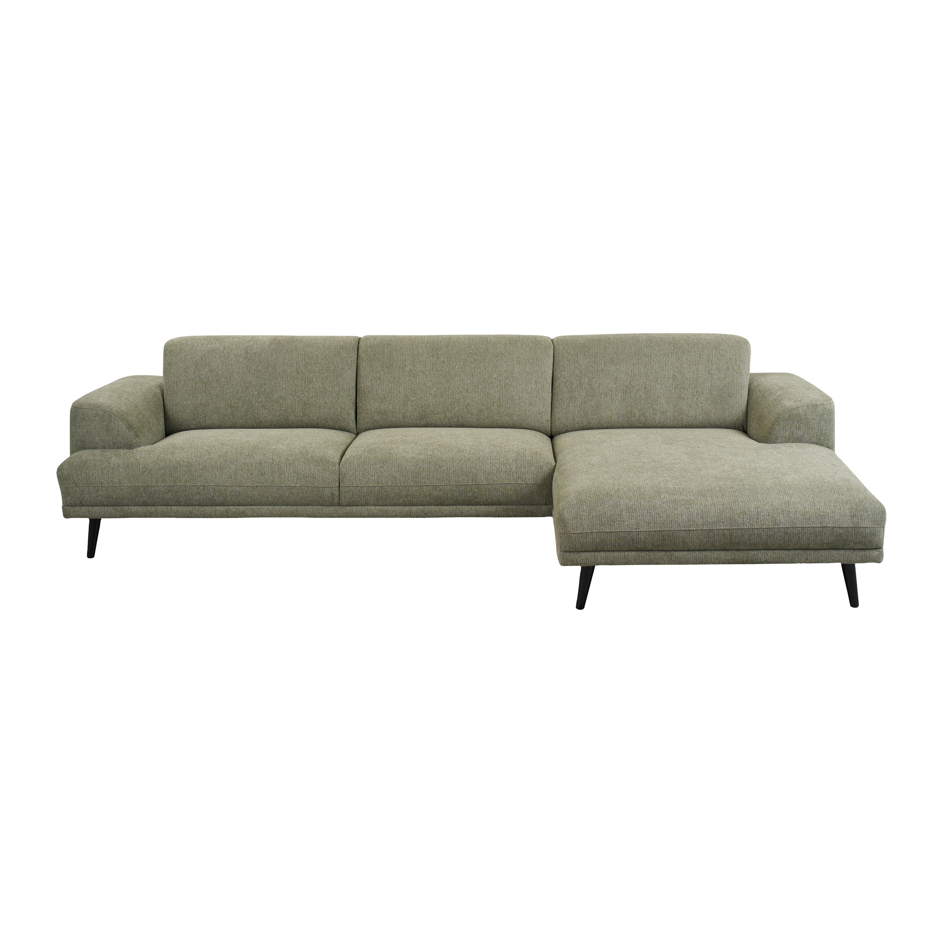 by fonQ Flair Hoekbank met Chaise Longue Rechts - Groen