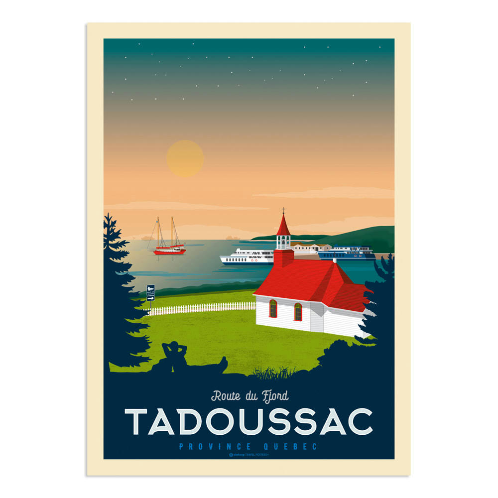 - Affiche Tadoussac  21x29,7 cm