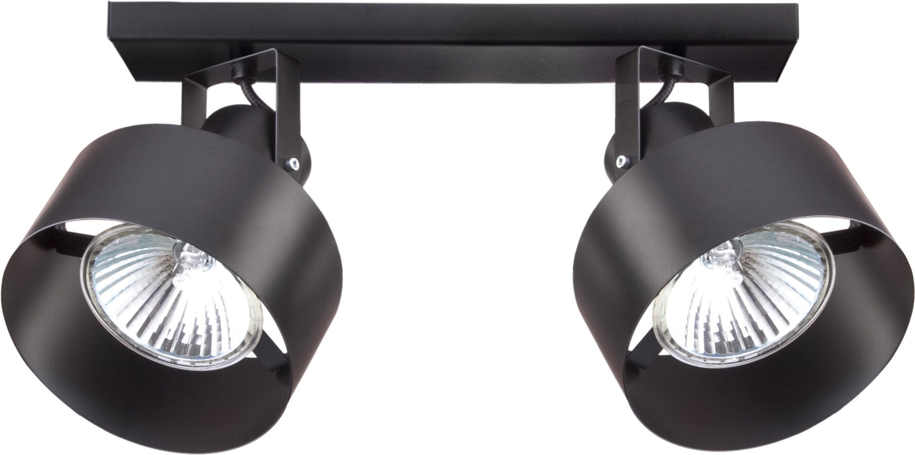 Spot listwa czarny Rif Plus 2xE27x15W wym:21x42x15cm IP20 Sigma Lighting