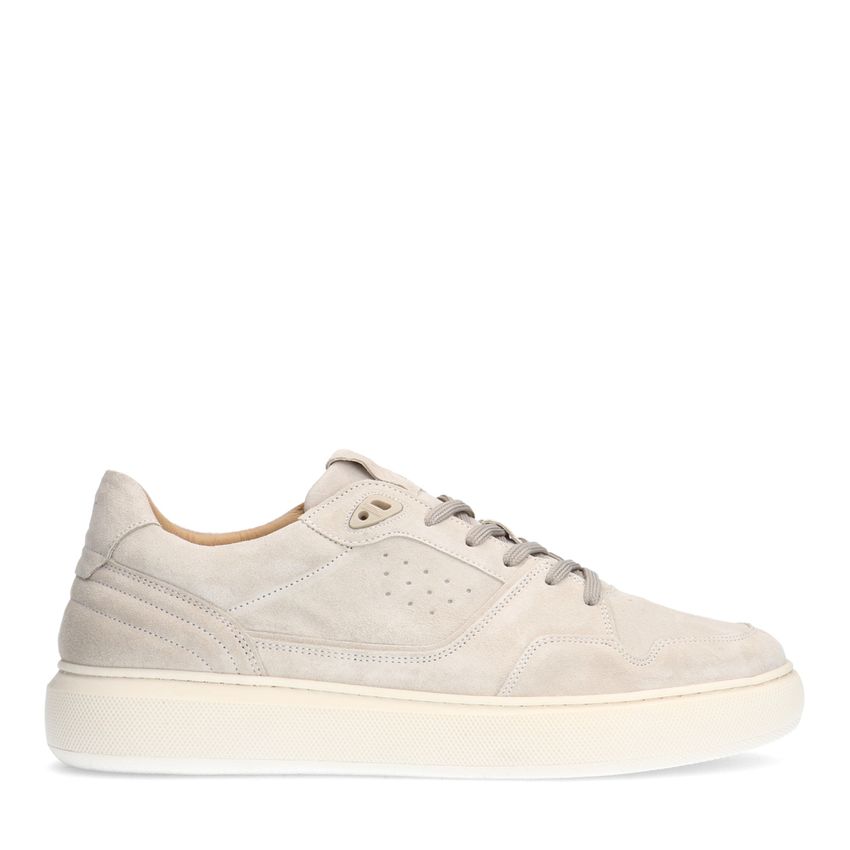 Manfield Beige suède sneakers
