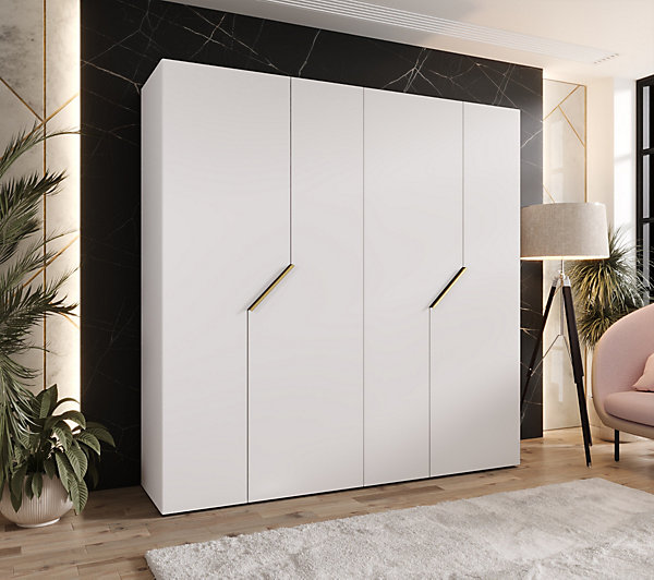Armoire a portes battantes Andrew 1 200 x H. 202 x P. 52, 4 portes