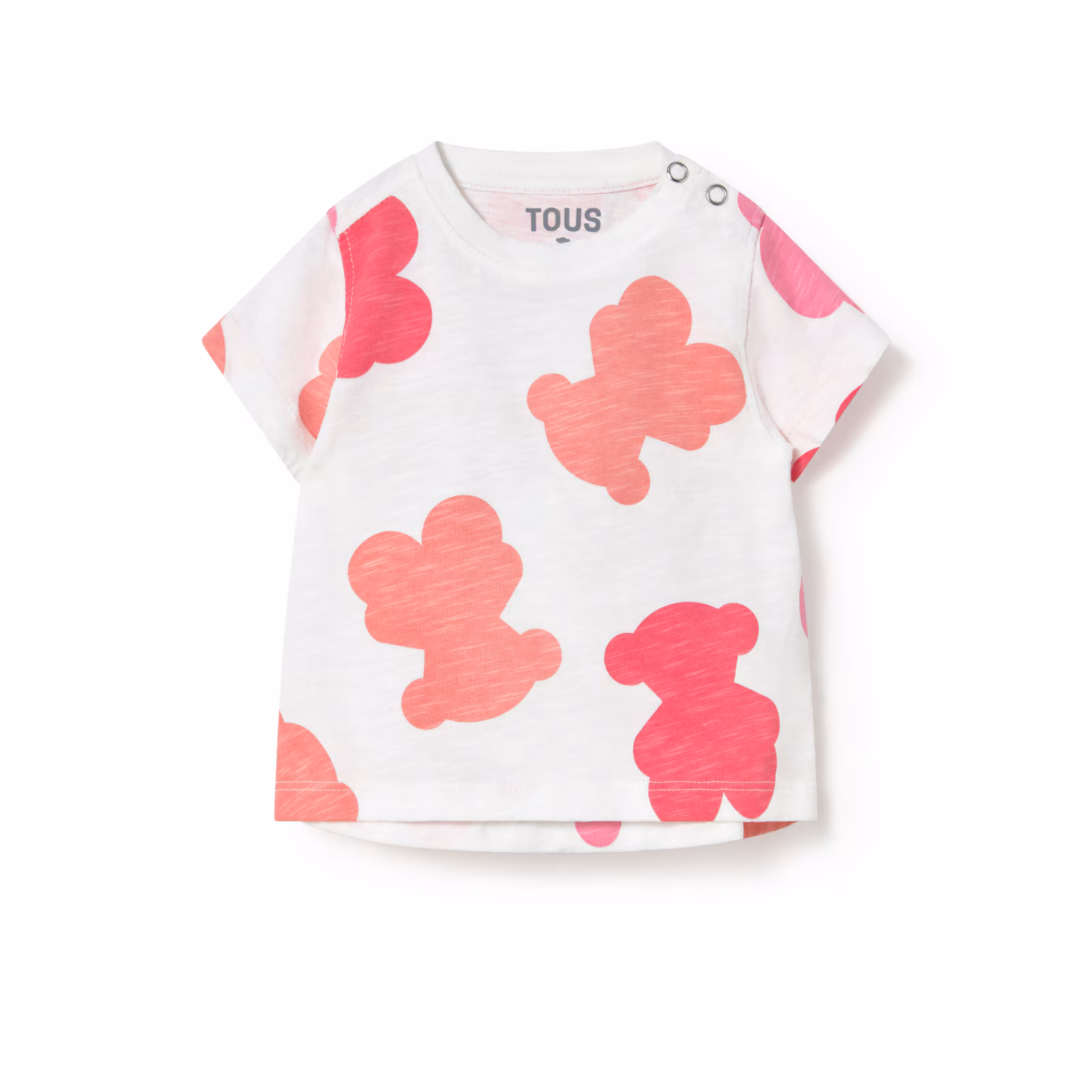 Camiseta con osos Casual rosa