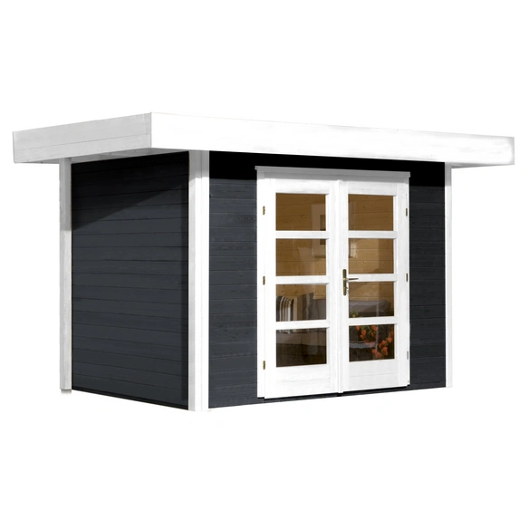 Gartenhaus »126 Gr.2«, Holz, BxHxT: 356 x 226 x 241 cm (Außenmaße inkl. Dachüberstand)
