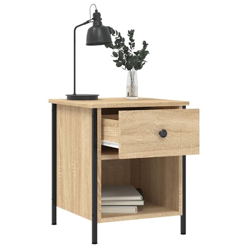 NNEVL Bedside Cabinet Sonoma Oak 40x42x50 cm Engineered Wood