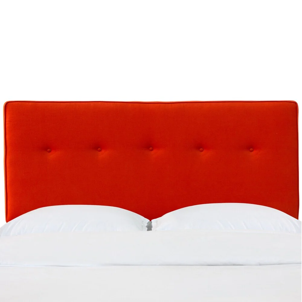 Skyline Furniture Twin Five Button Headboard in Newport Atomic