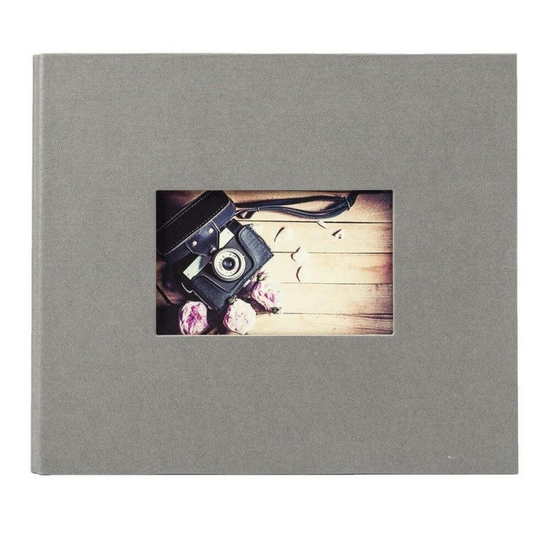 STUDIO - Album photo traditionnel gris 60 pages 120 photos 10x15