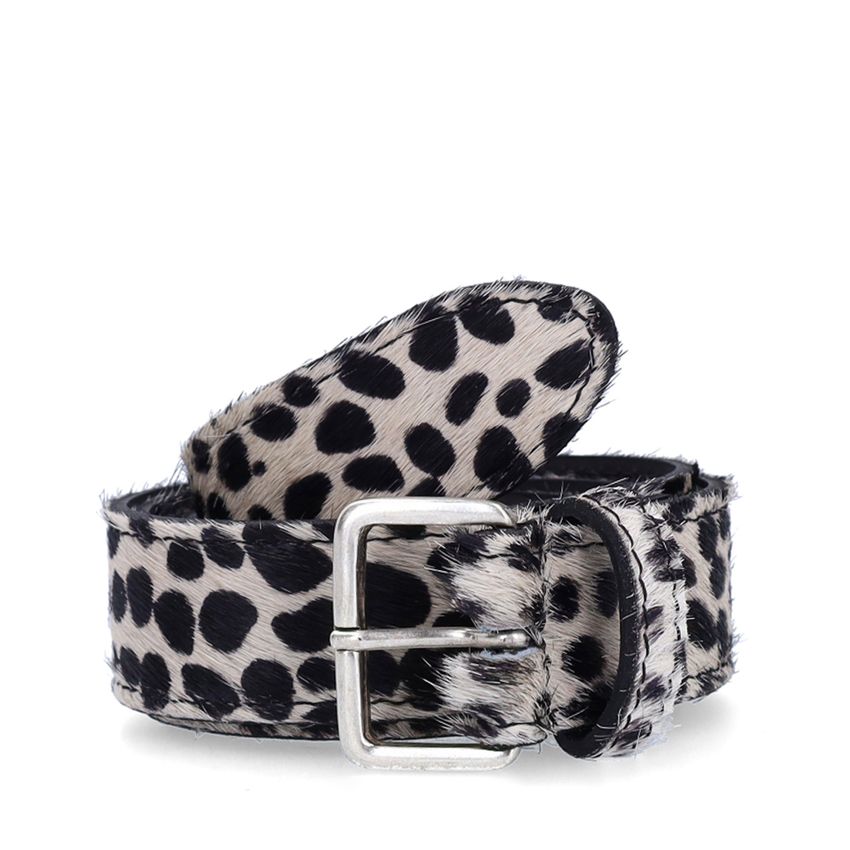 Manfield Cheetah riem met vacht