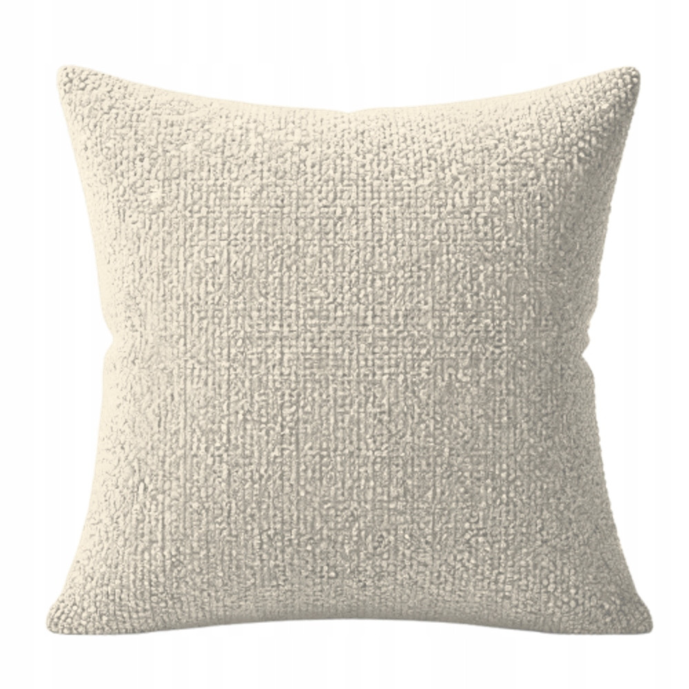 Poszewki premium na poduszki 45x25 cm BOUCLE BUKLA ECRU Krem