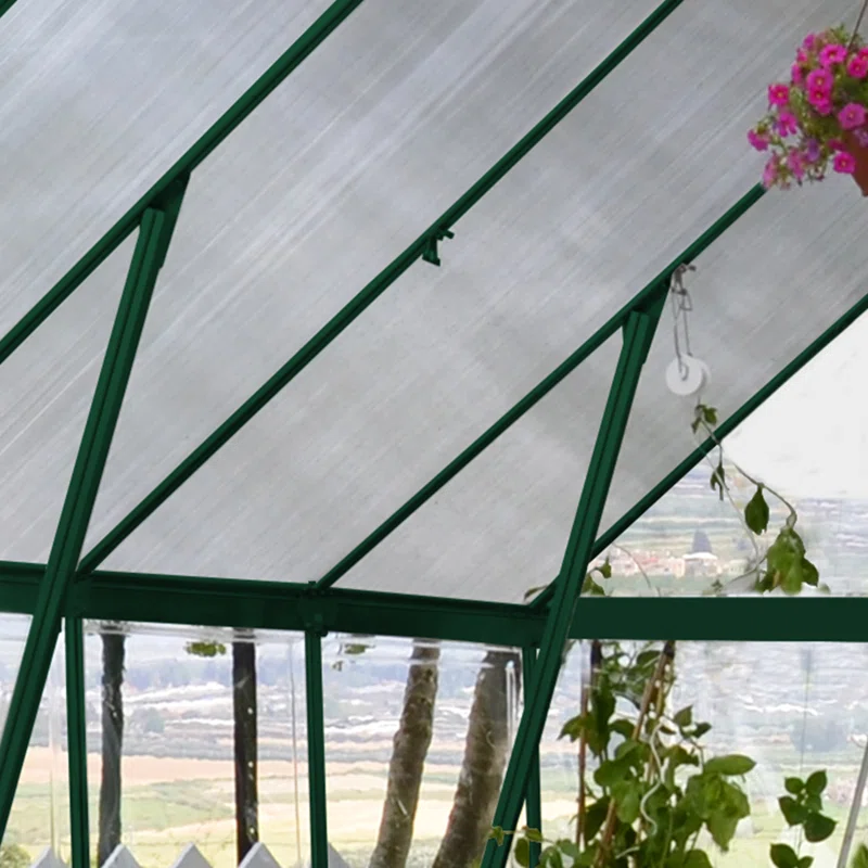 Palram - Canopia Balance 8' W Hobby Greenhouse - Green
