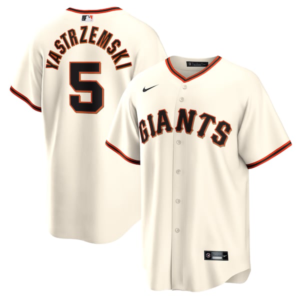 Mike Yastrzemski San Francisco Giants Nike Home Replica Player Jersey - Cream/Black