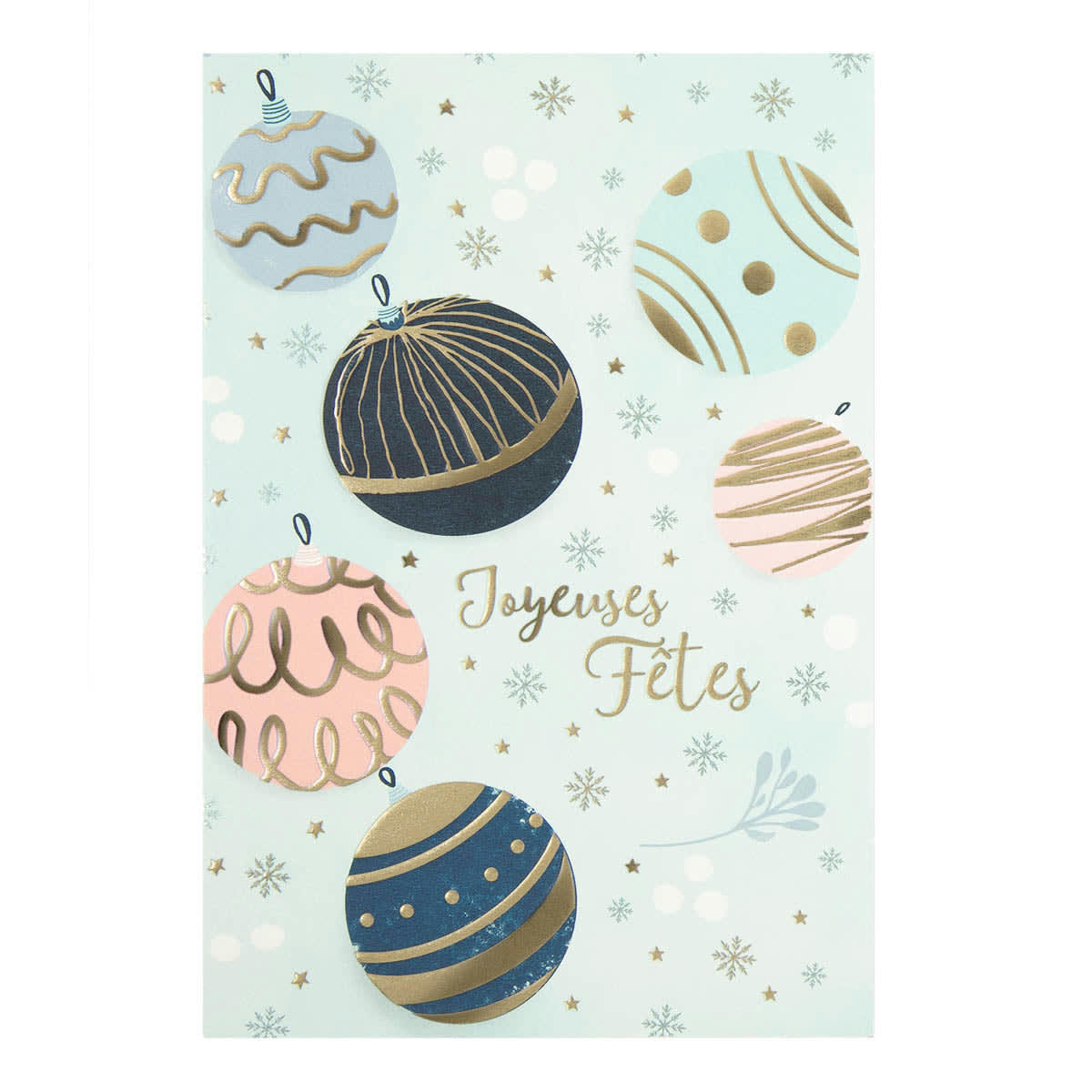 - Carte De Vœux Céleste Boule De Noël