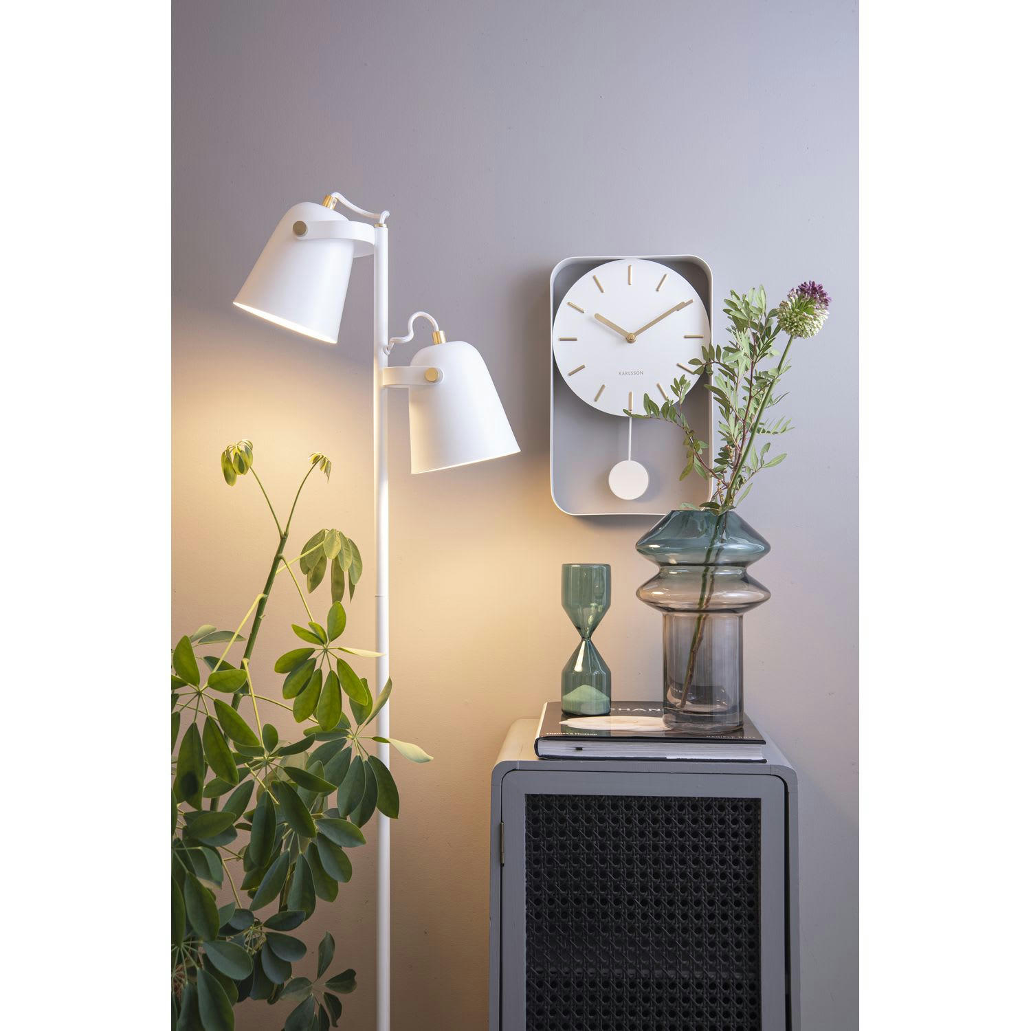 LAMPE - Lampe sur pied steady blanc