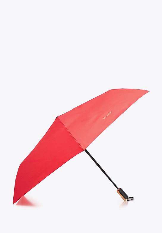 Parasol płaski automatyczny czerwony