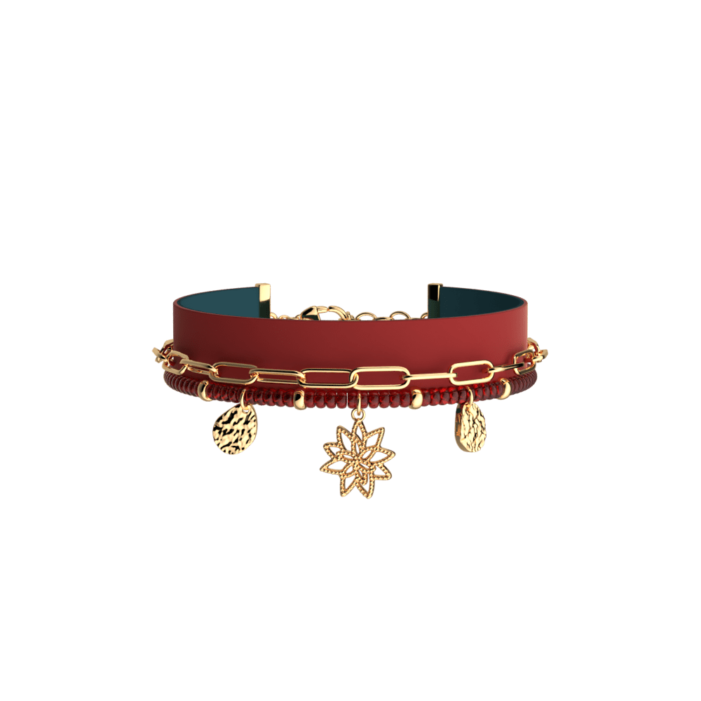 Bracelet multi-rang Nénuphar