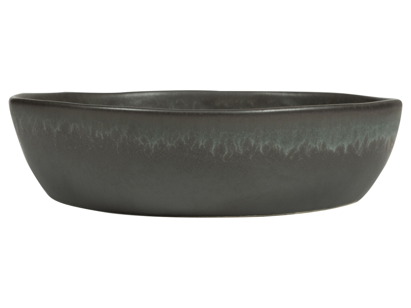 Talerz głęboki Vulcano ceramiczny 20 cm szary