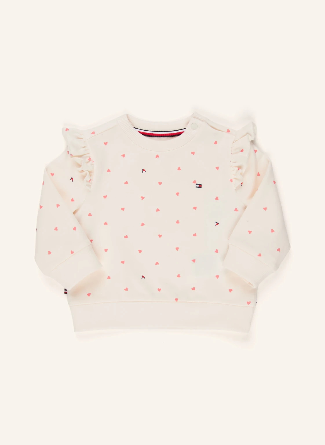 TOMMY HILFIGER Sweatshirt mit Rüschen