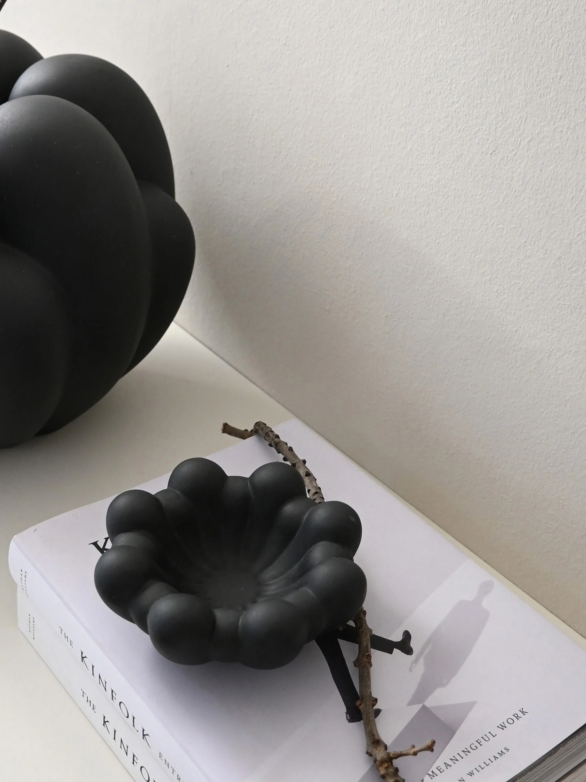 Handgefertigtes Deko-Tablett Bloom, Ø 16 cm