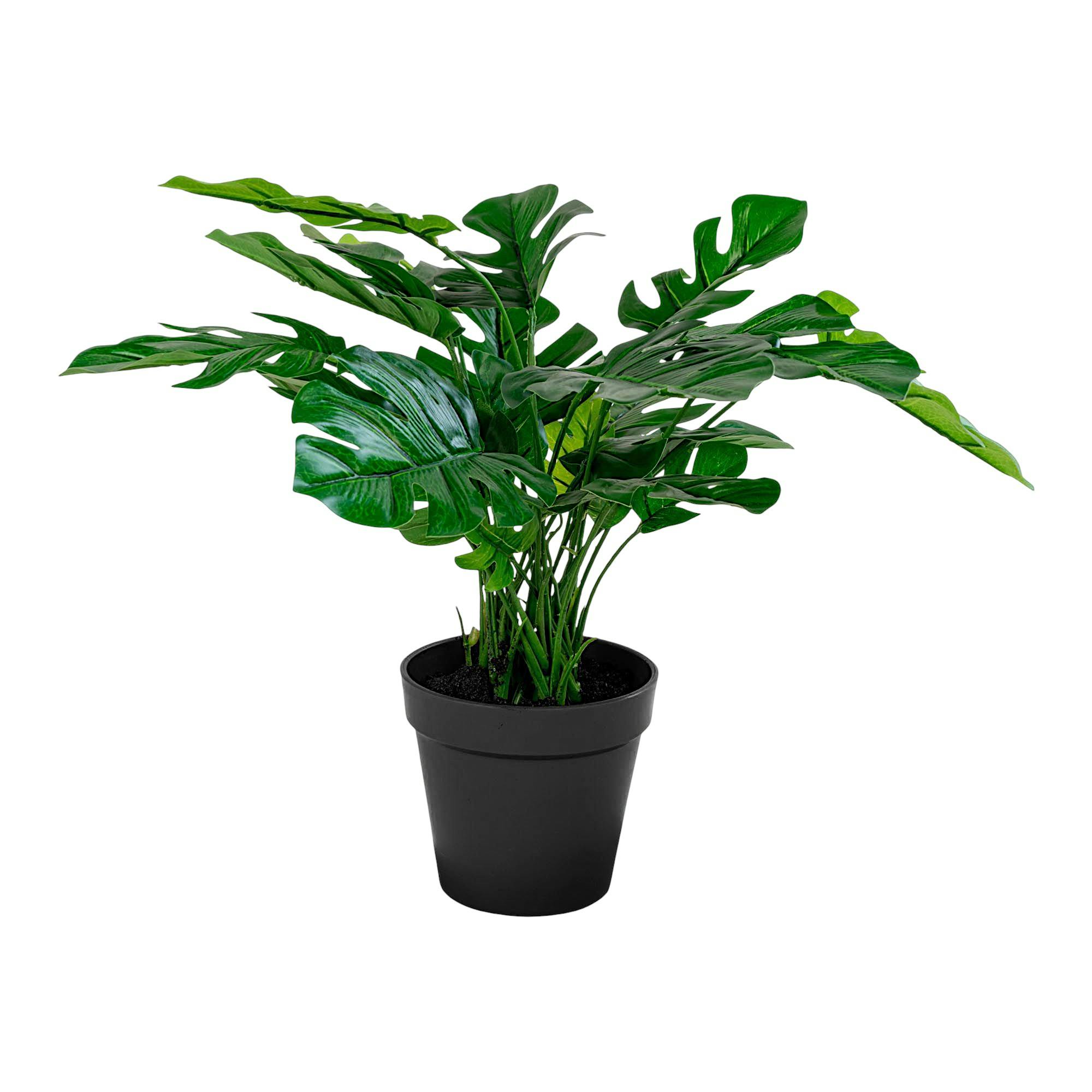 Monstera artificiel en pot H 45 cm