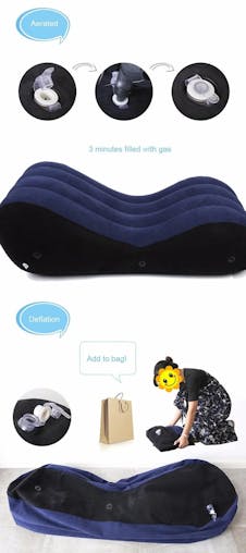 NNEOBA Folding Living Room Chairs Inflatable Sofa