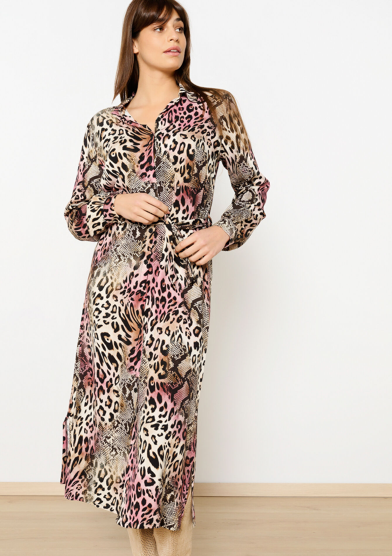 Hemdjurk met dierenprint