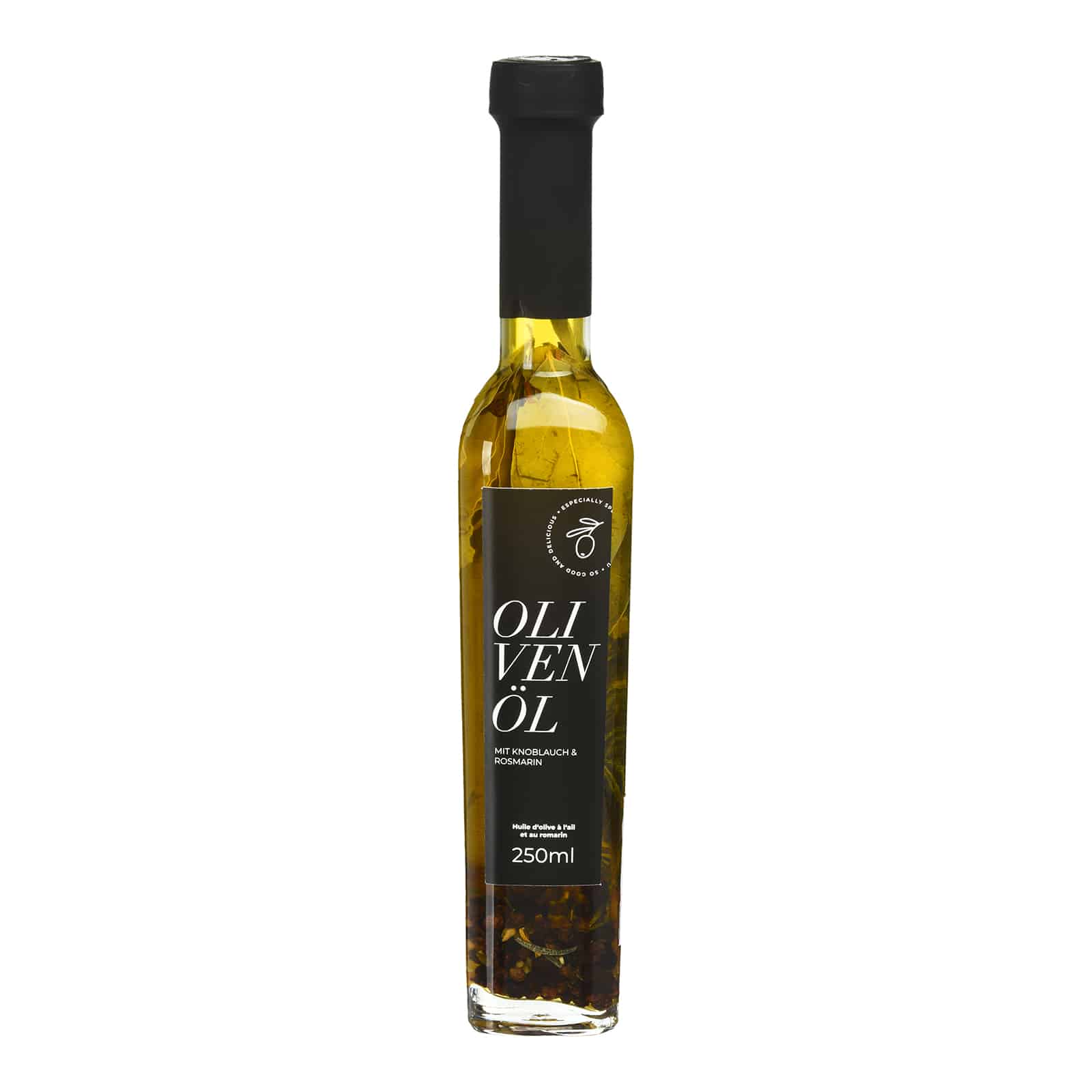 Olivenöl Knoblauch & Rosmarin Grün, 250 ml
