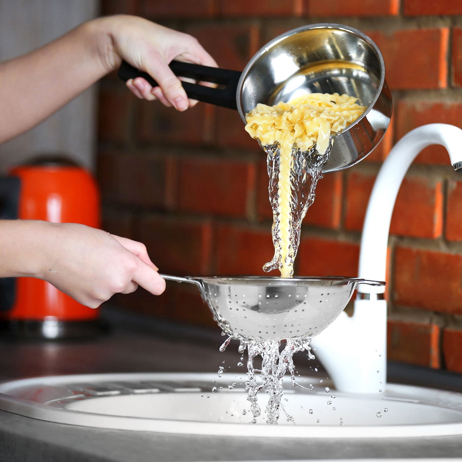 Scolatutto Ideale 20 cm in acciaio inox