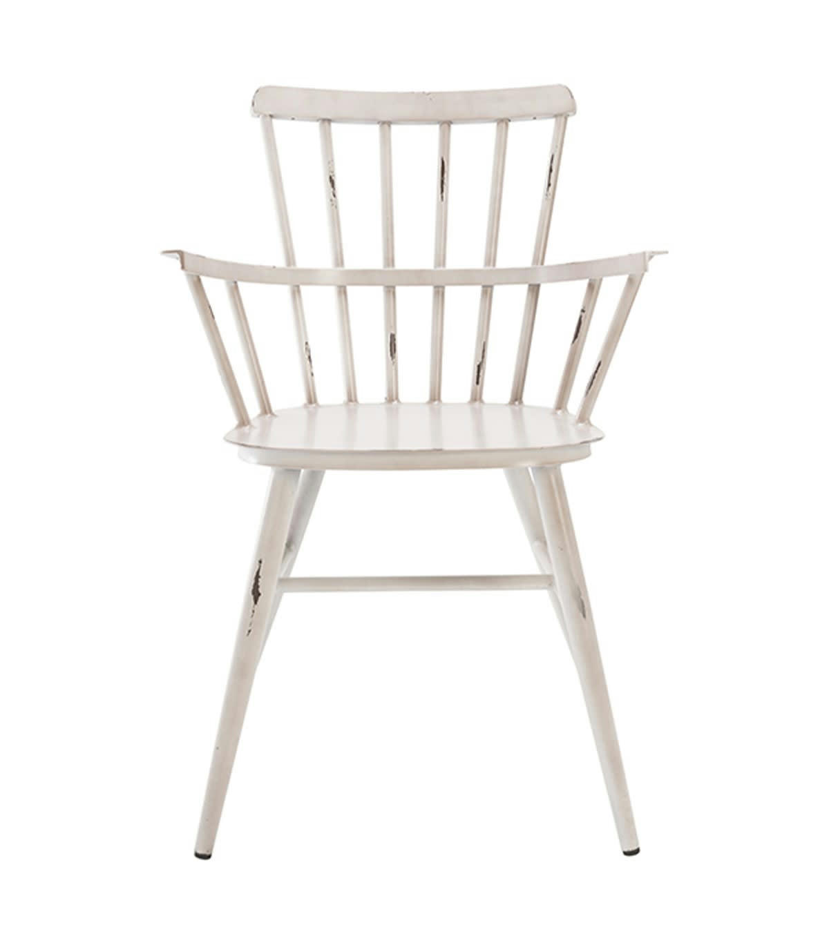 LOUISE - Lot de 2 Chaises Bridge en Aluminium