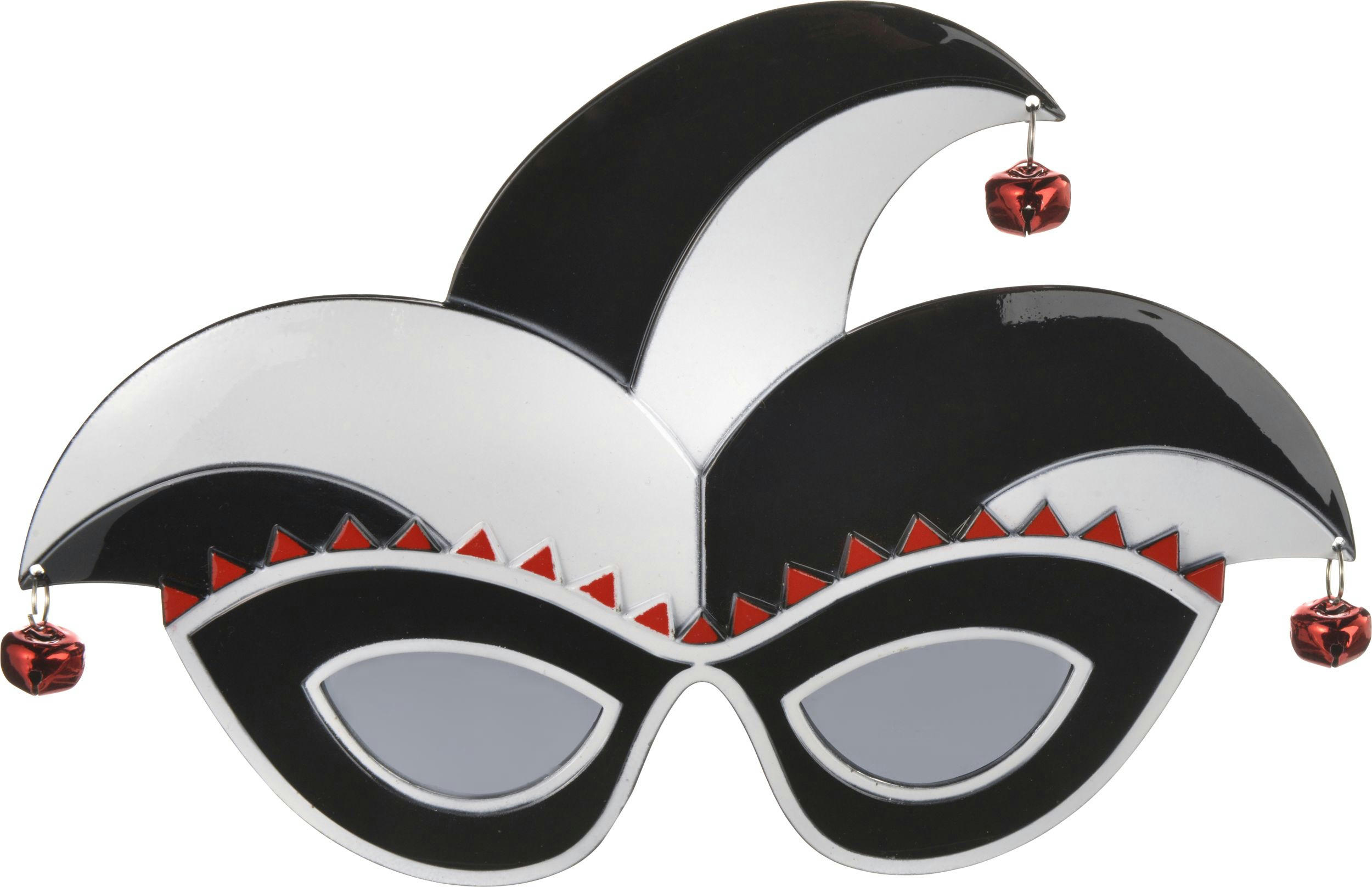 Black Jester Sunglasses, White